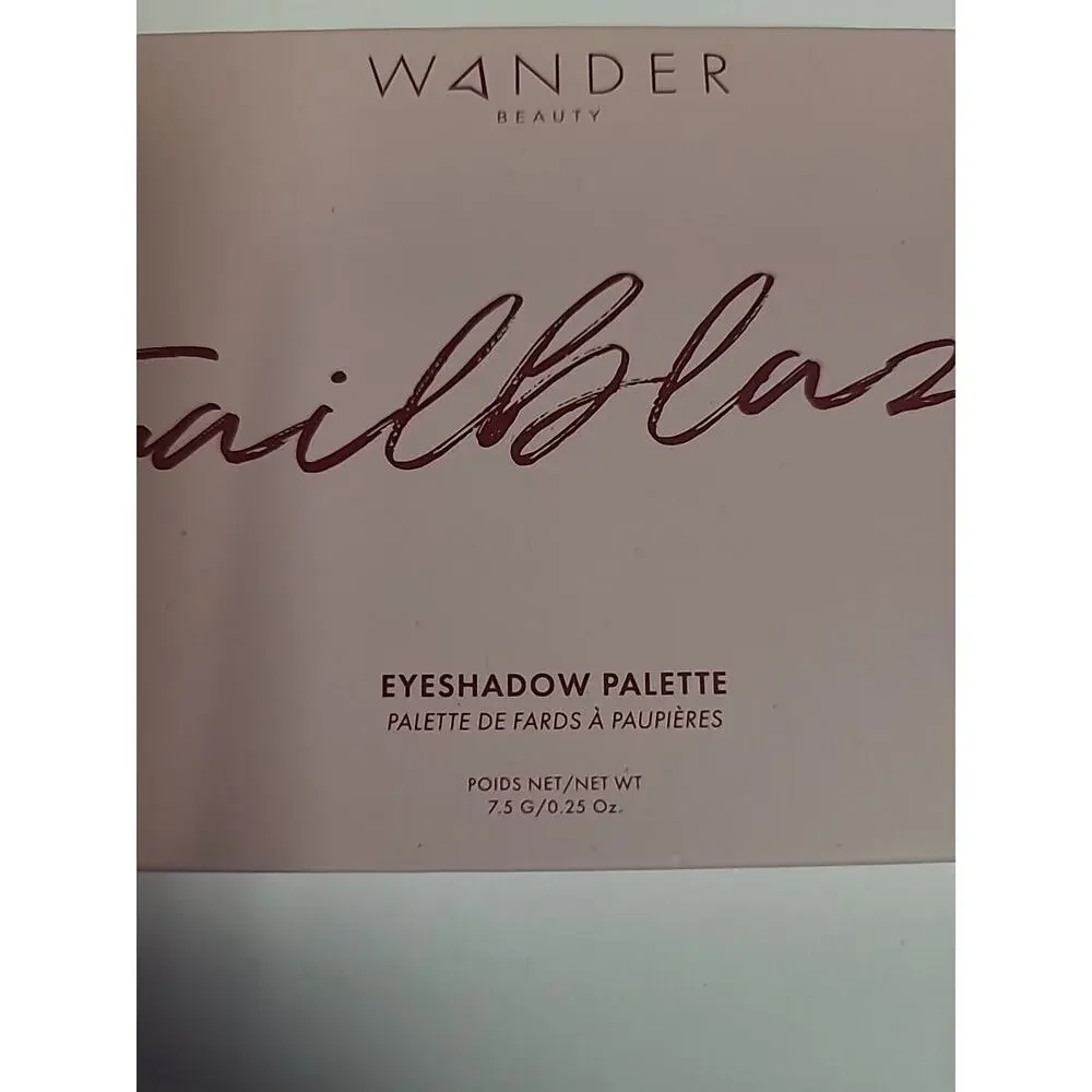 WANDER BEAUTY Trailblazer Eyeshadow Palette NEW Neutral Chartreuse Emerald Tones